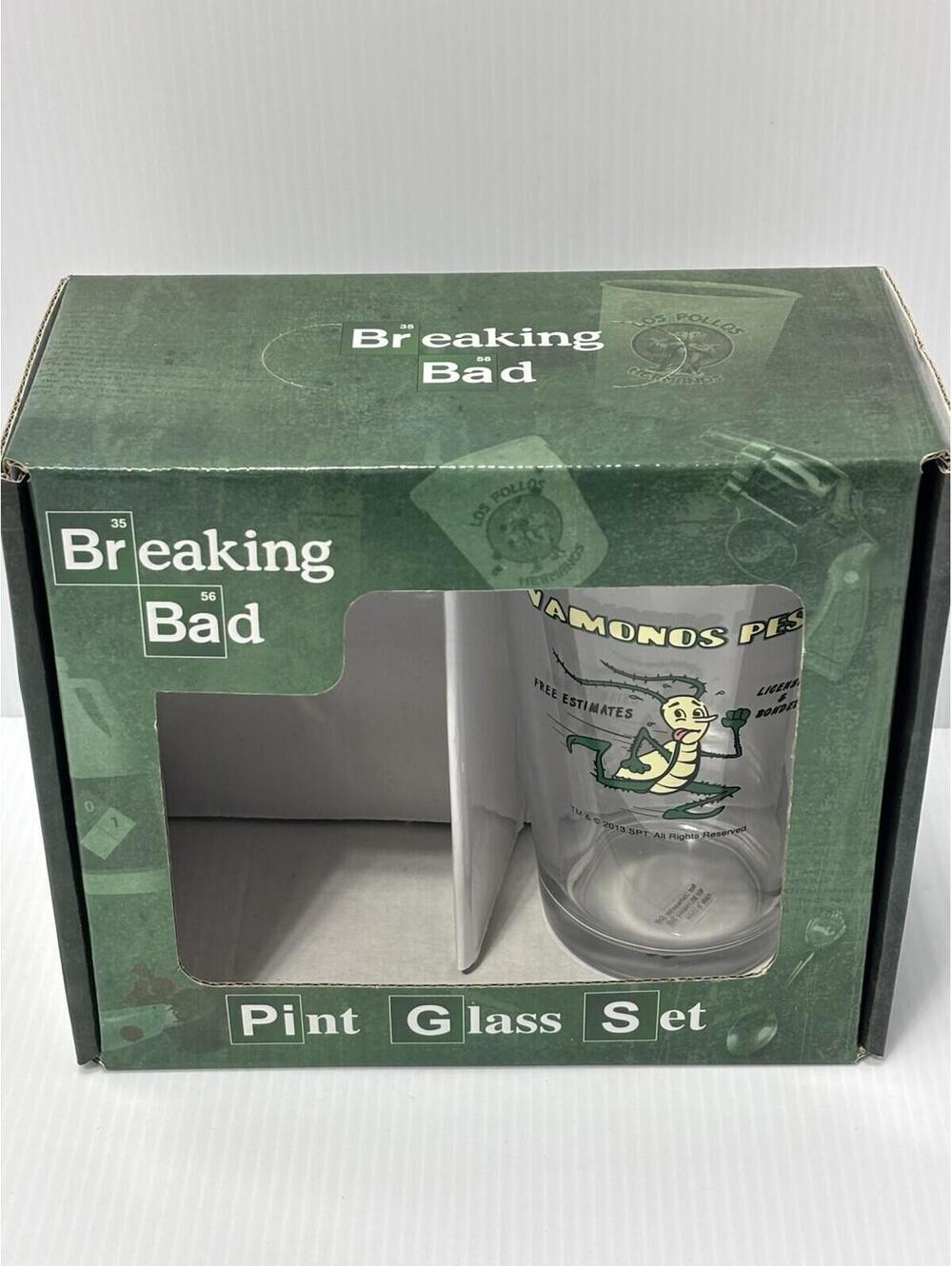 Breaking Bad Vamonos Pest Pint Glass 1pc Only - 16oz Drinking Glass 1pc!